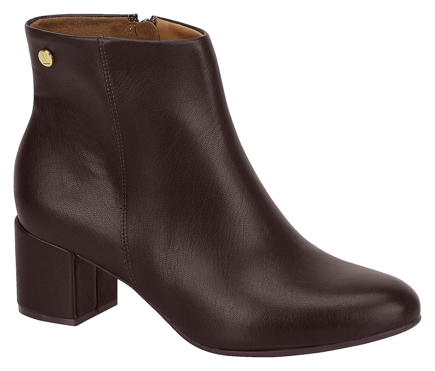 Women Fashion Comfortable Ankle Boot Mid Heel in Coffee Vizzano 3067.100