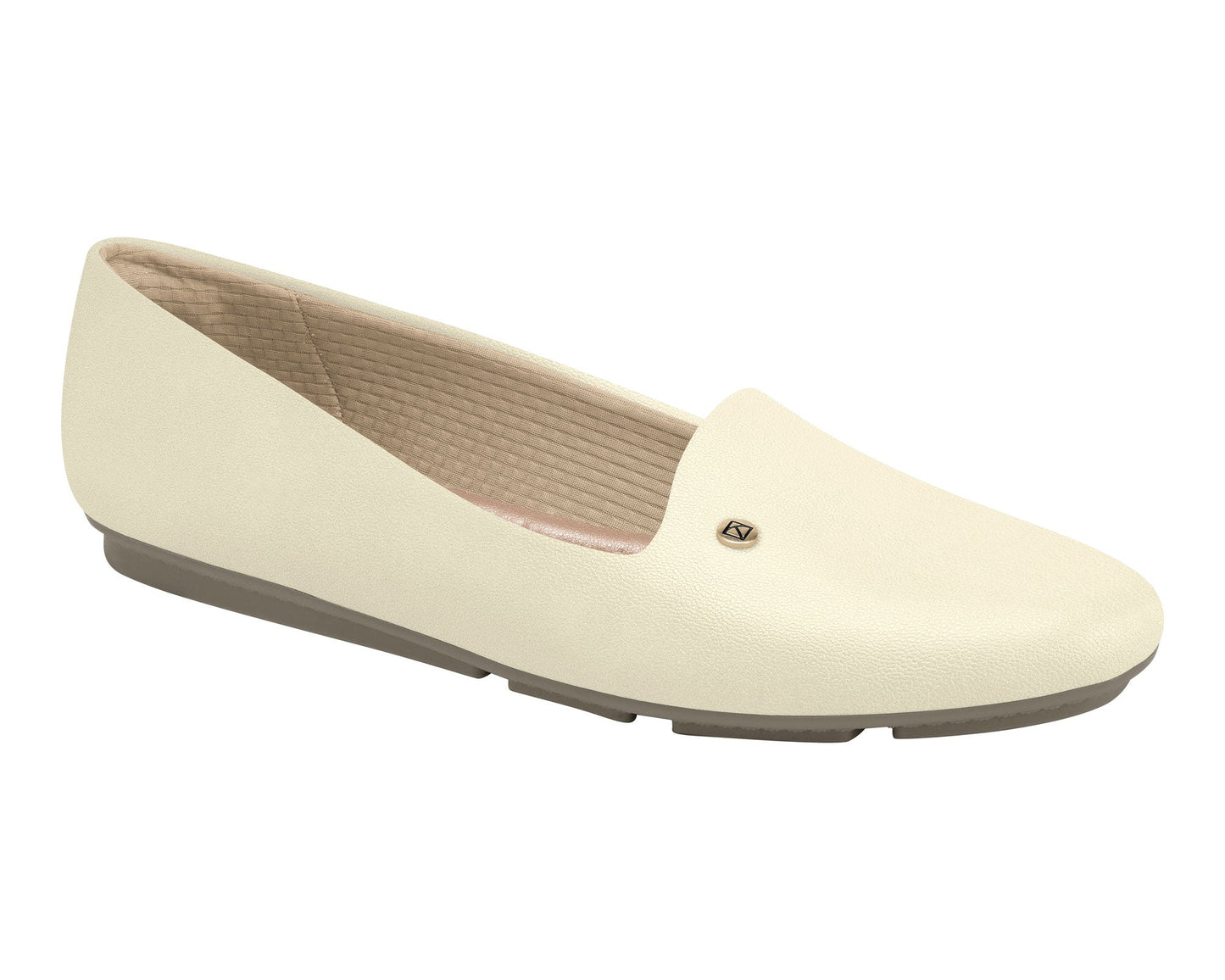 Piccadilly Ref: 122007-20 Moccasin Flat - Enjoy Elegant Comfort with Soft Off-White Travel Footwear