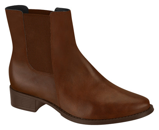 Beira Rio 9045.232 Women Fashion Comfortable Ankle Boot in Coffee