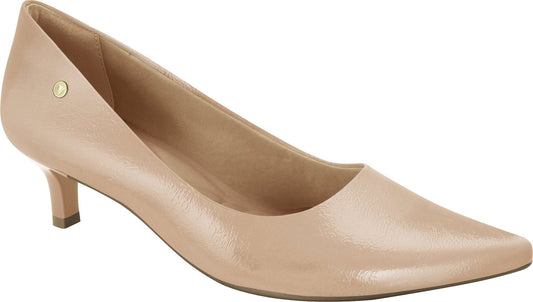 Ramarim 1886202 Women Fashion itten Heel Comfortable Business Special Occasion Shoe Mid Heel in Nude