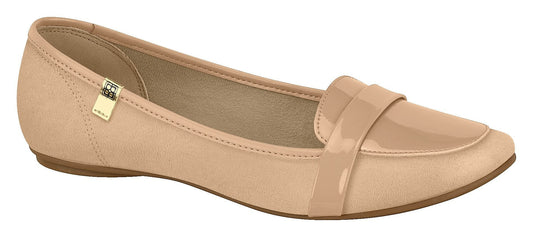 Beira Rio 4135.246-1224 Women Ballet Flat Moccasin in Beige
