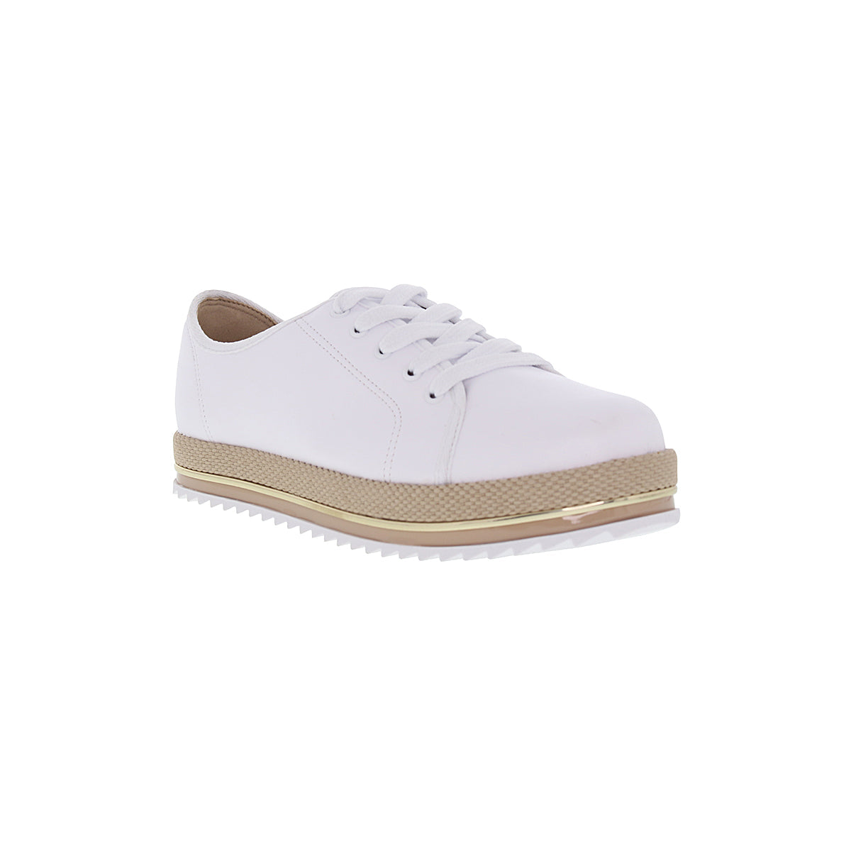 Beira Rio 4196.303 Women Fashion Platform Loafer in White