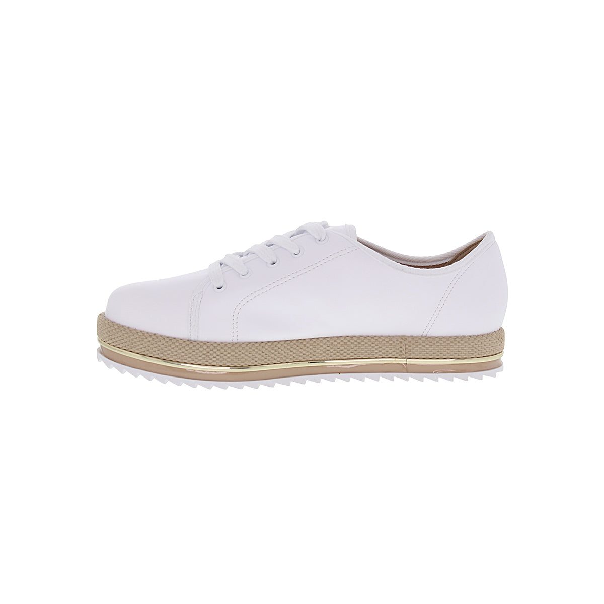 Beira Rio 4196.303 Women Fashion Platform Loafer in White