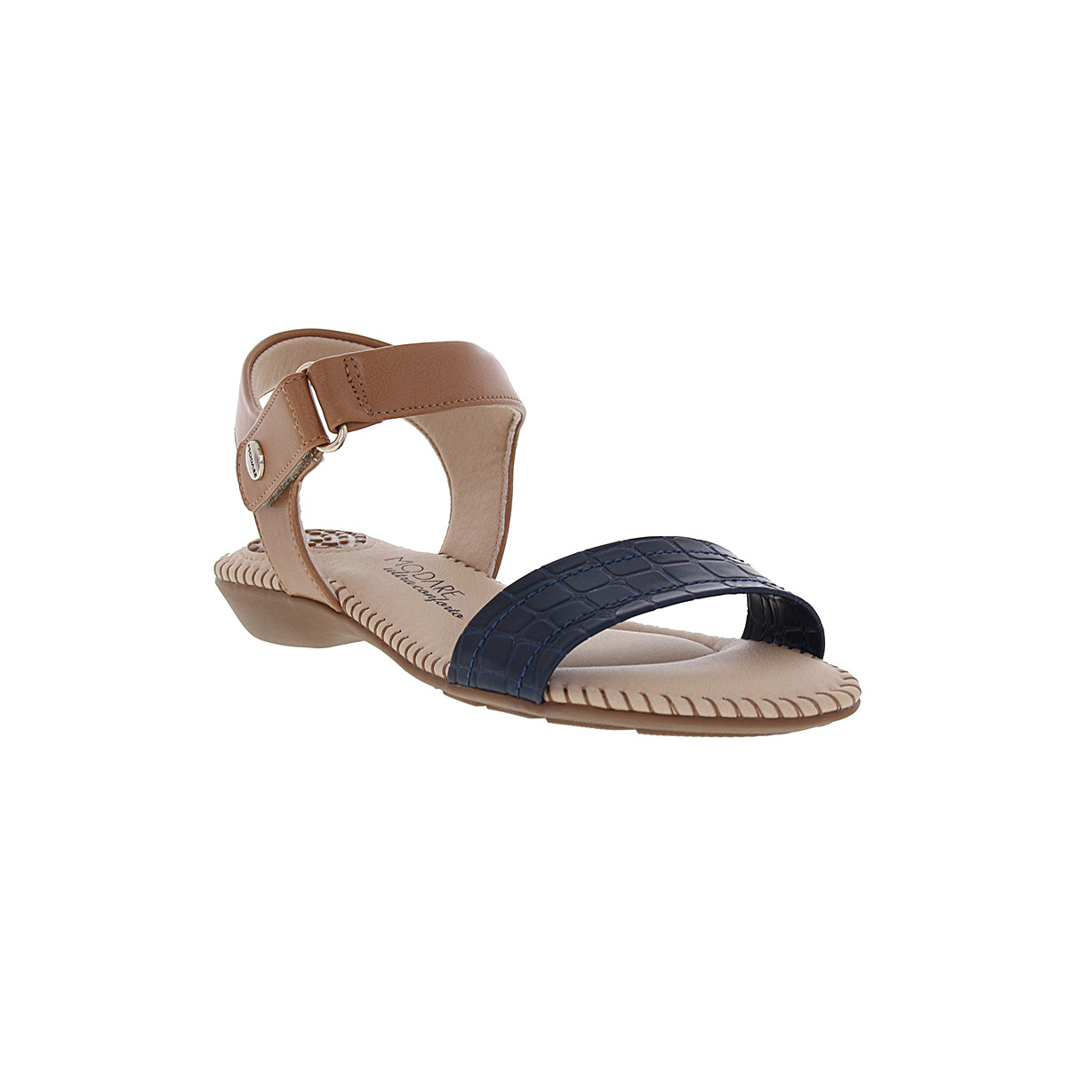 Modare 7025.350 Women Fashion Sandal in Navy Camel