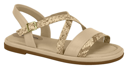 Modare 7139.104 Women Flat Fashion Sandal Travel Casual Shoe in Multi Beige