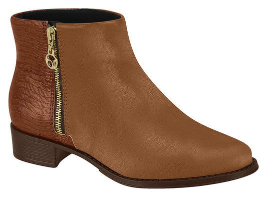 Beira Rio 9045.231 Women Fashion Comfortable Ankle Boot in Coffee